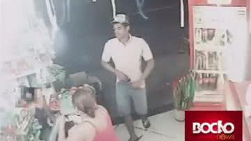 Imagem Vídeo: dupla faz a limpa em mercado no Cabula