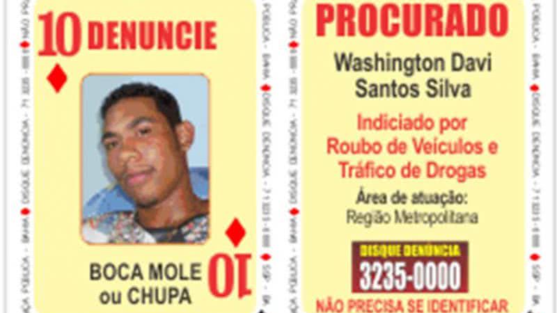 Imagem ‘Dez de Ouros’ do baralho do crime é preso em Cajazeiras