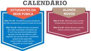 Imagem Matrículas na rede estadual de ensino começam na próxima segunda-feira
