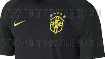 Imagem Site americano divulga terceiro uniforme do Brasil