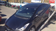 Imagem Carro de suposto policial federal é rebocado na Arena Fonte Nova