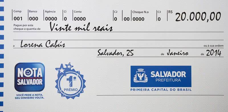 Imagem Filho de ex-governador e mulher de deputado ganham na Nota Salvador
