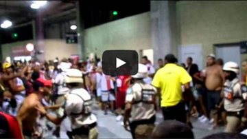 Imagem Vídeo: confusão e pancadaria na Arena Fonte Nova