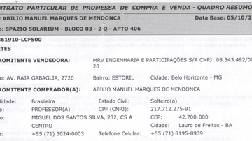 Imagem MRV cancela contrato de cliente e não devolve o pagamento 