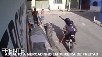Imagem Vídeo: mercado é assaltado pela 10ª vez em Teixeira de Freitas