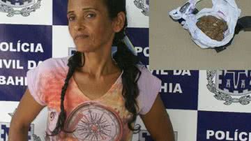 Imagem Mulher é presa ao tentar levar droga para o namorado no Presídio 