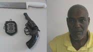 Imagem Homem de 52 anos escondia armas na descarga do banheiro de casa