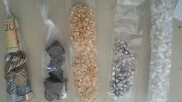 Imagem Adolescente é apreendido com grande quantidade de crack, cocaína e maconha
