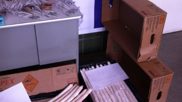 Imagem Dono de garimpo é preso com 206 bananas de dinamite 