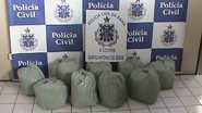 Imagem  Apreendidos 50 kg de maconha em São Roque