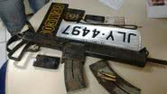 Imagem Fuzil 7.62 é apreendido em Valéria