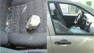 Imagem Aluno atira pedra em carro de professora depois de ser suspenso