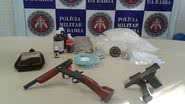 Imagem Liberdade em Paz: Homem é preso e menor apreendido com armas e drogas