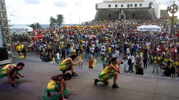 Imagem Após início do jogo do Brasil, movimento é &quot;fraco&quot; na Fan Fest