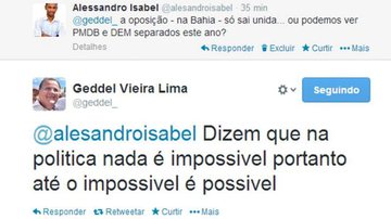 Imagem “Na política nada é impossível”, declara Geddel sobre racha na oposição