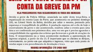 Imagem Luau do Forte é cancelado por conta da greve da PM