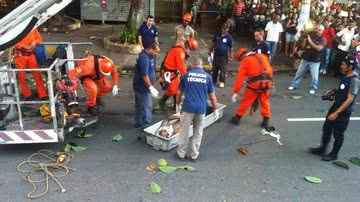 Imagem Homem morre em cima de árvore na Barra