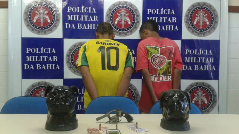 Imagem PM apreende menores com arma de fogo