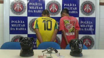 Imagem PM apreende menores com arma de fogo