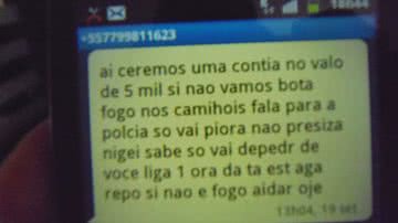 Imagem Suspeito de extorquir empresários em Brumado é detido