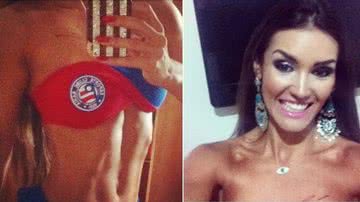 Imagem Musa do Bahia detalha agressão que diz ter sofrido do ex-namorado