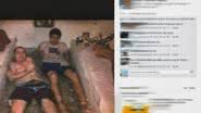 Imagem Numa boa: preso improvisa piscina dentro da cela e posta foto no Facebook