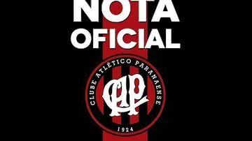 Imagem Em nota, Atlético-PR assume que devia ao Vitória