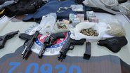 Imagem PM fecha laboratório de drogas e localiza esconderijo de armas em Conquista