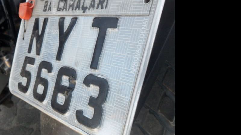 Imagem Homem é preso por adulterar placa de veículo