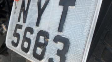 Imagem Homem é preso por adulterar placa de veículo