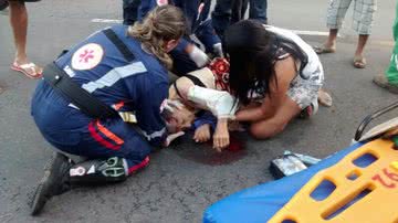 Imagem Taxista atropela idosa de 89 anos na San Martin