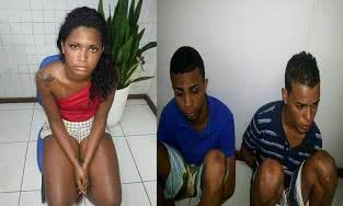 Imagem Apolo prende homens e mulheres com arma em carro