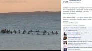 Imagem Surfistas prestam homenagem aos irmãos mortos na Ondina