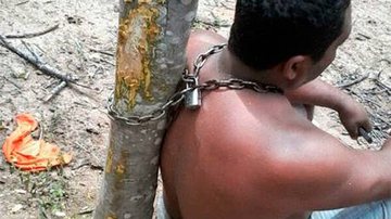 Imagem Mototaxista é acorrentado em árvore após assalto em Piritiba 