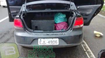 Imagem  Armamento pesado, explosivo, munições e dinheiro são apreendidos na BR-324