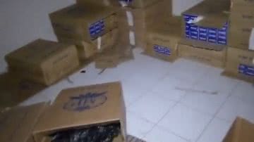Imagem Assista: PM apreende carga de cigarros contrabandeados em Feira de Santana 