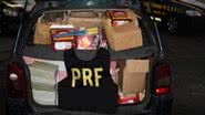 Imagem PRF apreende cerca de 300 Kg de material explosivo