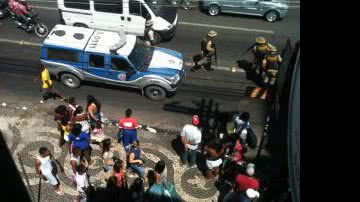 Imagem Pânico e correria no centro de Feira de Santana