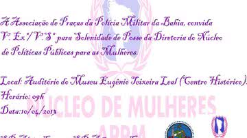 Imagem Mulheres da PMBA inauguram núcleo de políticas públicas 