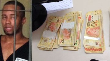 Imagem Bandido é preso após levar R$ 2 mil de mulher em saidinha bancária