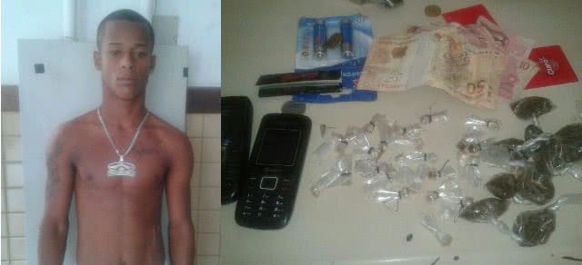 Imagem Traficante é preso no Lobato por  policiais da Rondesp BTS