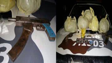 Imagem Homem é preso com metralhadora e drogas em São Sebastião do Passé
