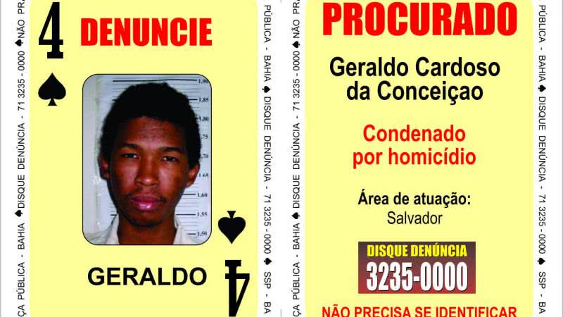 Imagem Sete novos criminosos são incluídos no 'Baralho do Crime' 