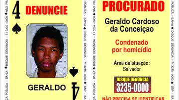 Imagem Sete novos criminosos são incluídos no 'Baralho do Crime' 