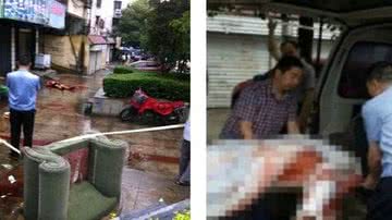Imagem Homem come coração de vítima ainda batendo no meio da rua
