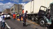 Imagem Protesto causa acidente com morte na BR-116