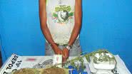Imagem Coroa do tráfico é preso com drogas, armas e balança de precisão em Itiúba