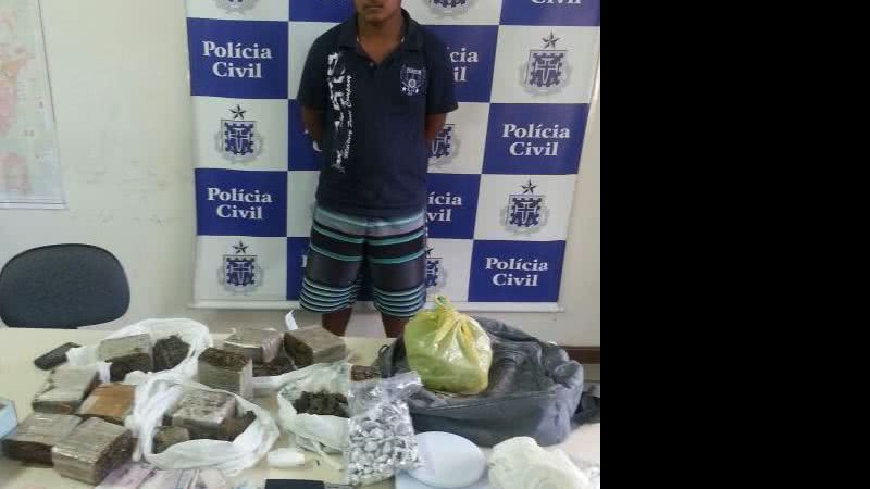 Imagem Jovem é preso com seis quilos de maconha em Camaçari
