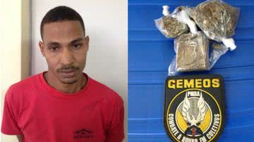 Imagem ‘Velhinho’ é preso com maconha prensada