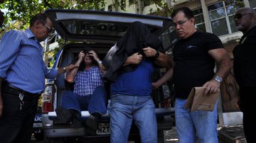 Imagem Advogados agridem imprensa durante apresentação da Operação Minotauro
